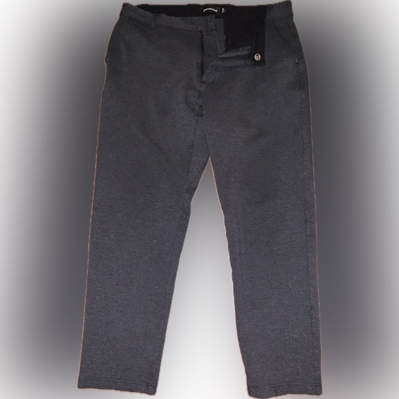 Betabrand Pants - Betabrand Stretch Comfy Dress Pants Missing Button 34x30 Gray